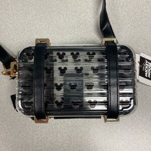 Disney Mickey Mouse Black and Gold Clear Bag